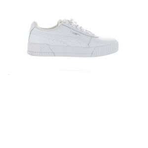 PUMA Womens Carina White Fashion Sneaker Size 7.5 Medium (B  M) (1953600)